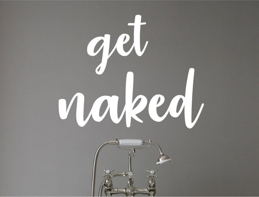 Get Naked Wall Sticker