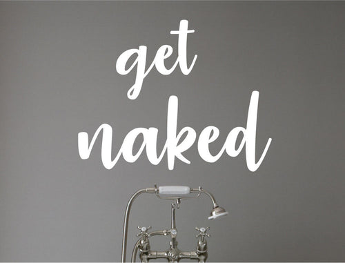 Get Naked Wall Sticker