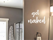 Get Naked Wall Sticker