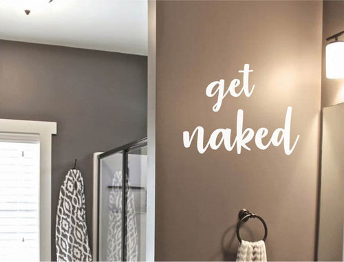 Get Naked Wall Sticker