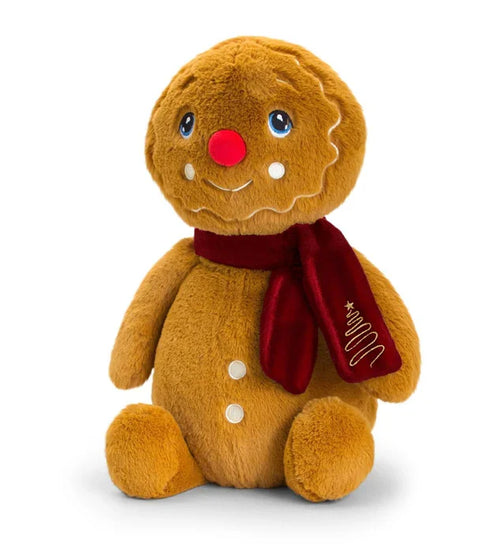 Gingerbread Man with Scarf - Winter Keeleco Recycled 20cm