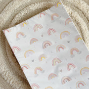 Anti-Roll Wedge Changing Mat - Rainbow Beau