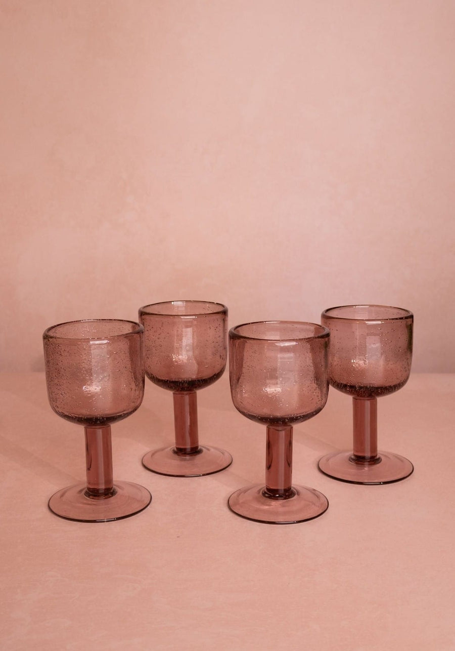 Eleanor Wine Glass, Violet - Set of 8
