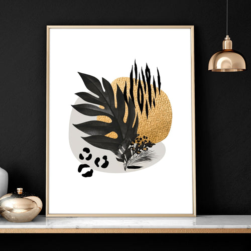 Unique Wall Art for Living Room – Set of 3 Framed Prints