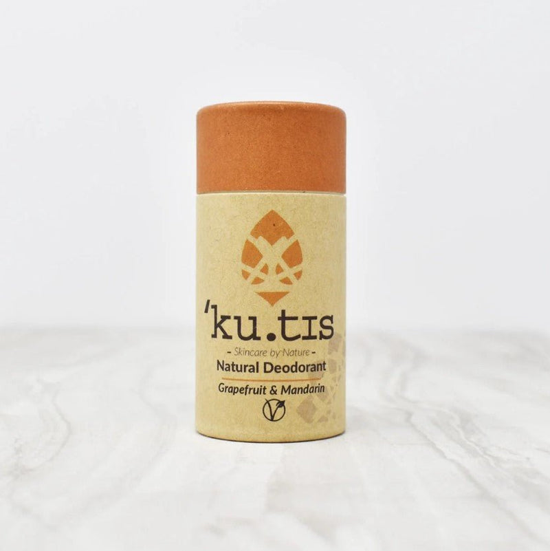 Grapefruit & Mandarin Natural Roll On Eco Friendly Deodorant, Plastic Free Anti Perspirant