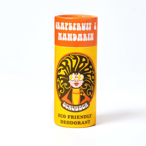 Grapefruit & Mandarin Roll On Eco Friendly Deodorant, Plastic Free Anti Perspirant