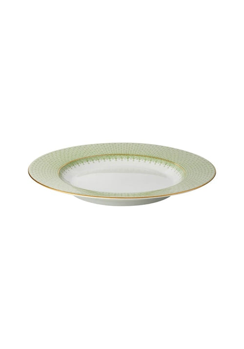 Green Apple Lace Dinner Plates - Set of 4