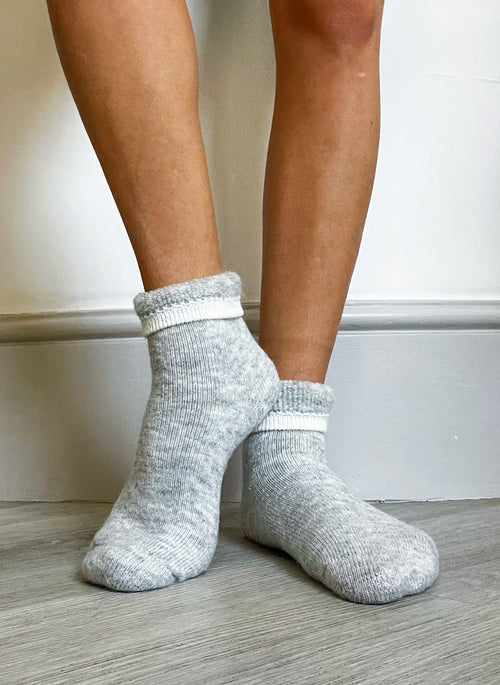 The 'Really Cosy' Socks in Grey Marl