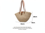 French Style Basket Bag Market Summer Straw Tote
