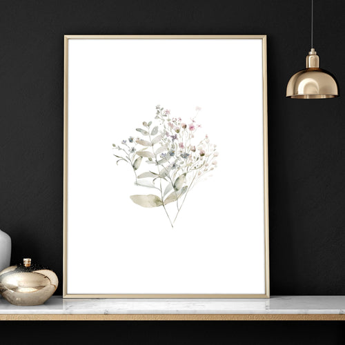 Hallway Prints Set of 3 | Pastel Shabby Chic Wall Art