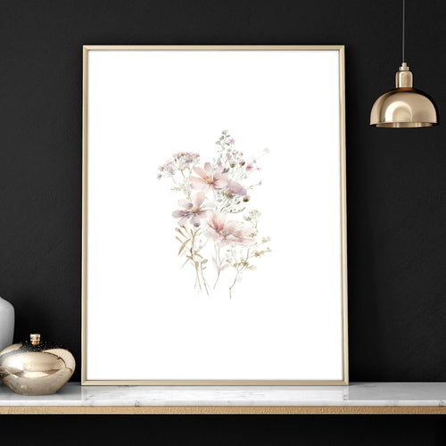 Hallway Prints Set of 3 | Pastel Shabby Chic Wall Art