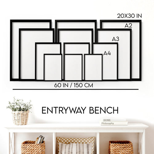 Hallway Wall Decor | Set of 2 Moroccan Inspired Wall art Prints