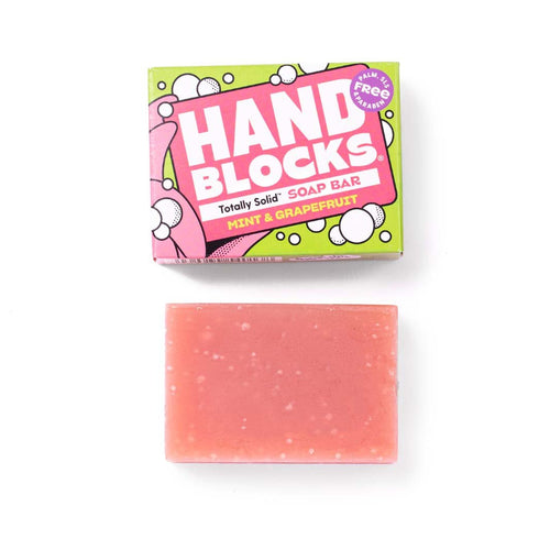 Hand Soap Blocks Solid Bar Mint & Grapefruit - Plastic Free Vegan Hand Soap Bars