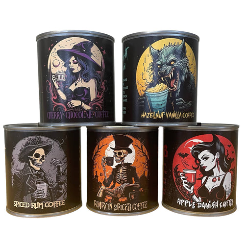 Hazelnut Vanilla Flavour Ground Coffee – Moonlight 100ml Tin