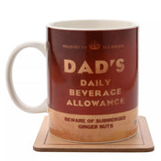 Civil Defence Mug & Coaster Set Daily Beverage