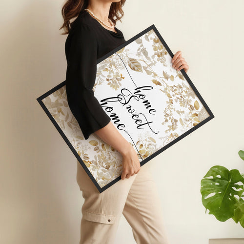 Home Sweet Home Art Print | Set of 1 Welcoming Wall art Print