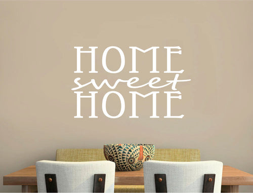 Home Sweet Home Wall Sticker – Home Decor for Living Room or Hallway