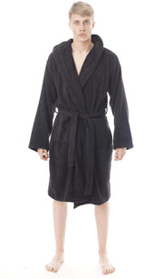 Toro Rocco Men's Hooded Bathrobe Super Soft Terry Towelling Ultra Absorbing Long Pile