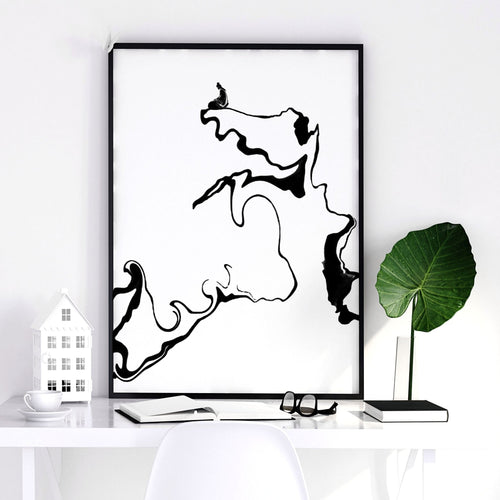 Calming Office Decor Ideas | Set of 3 Japanese Prints