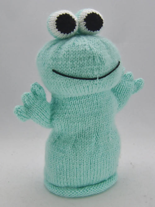Frog Hand Puppet Knitting From Knitting by Post
