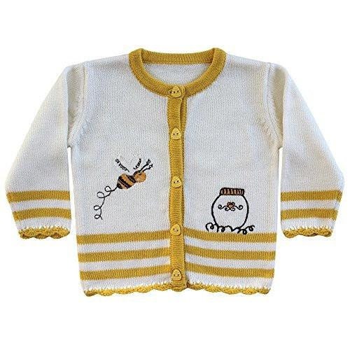 Bumble Bee cardigan handmade 12- 18 months