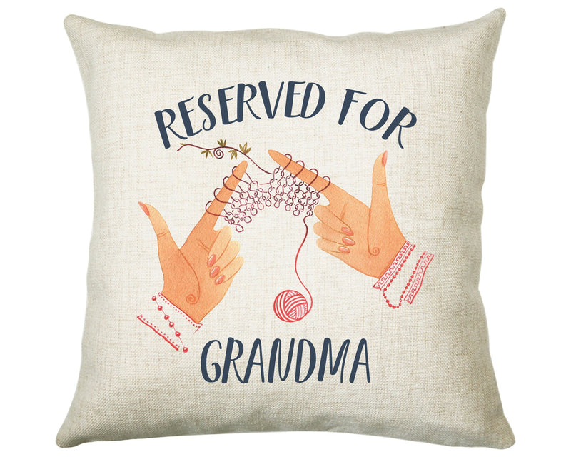 Personalised Knitting Reserved For Cushion Gift Printed Name Design Cushion Throw Pillow Gift For Him Her Christmas Gift CS352