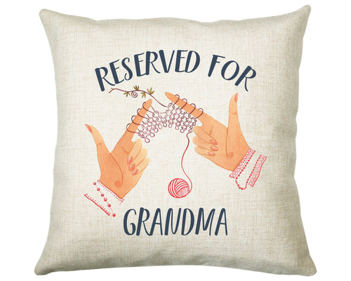 Personalised Knitting Reserved For Cushion Gift Printed Name Design Cushion Throw Pillow Gift For Him Her Christmas Gift CS352