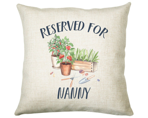 Personalised Gardener Reserved For Cushion Gift Printed Name Design Cushion Throw Pillow Gift For Him Her Christmas Gift CS350