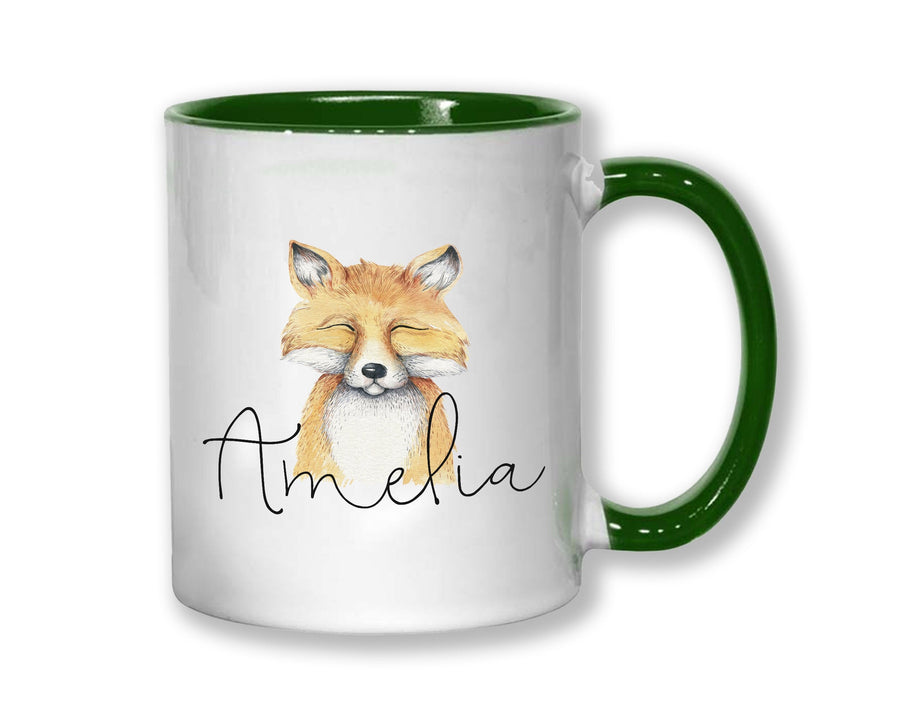 Personalised Fox Coffee Mug MGZ030