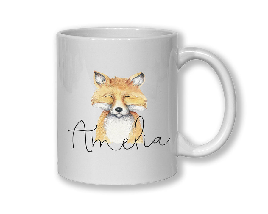 Personalised Fox Coffee Mug MGZ030
