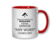 This Is What A Badass Air Stewardess Looks Like 11oz Coffee Mug Tea Gift Idea For Cabin Crew Flight Attendant Commercial Airline MG0789