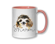 Personalised Sloth Coffee Mug MGZ079