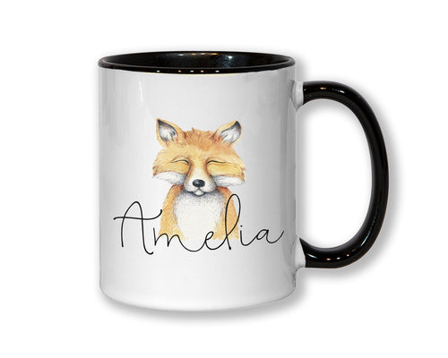 Personalised Fox Coffee Mug MGZ030