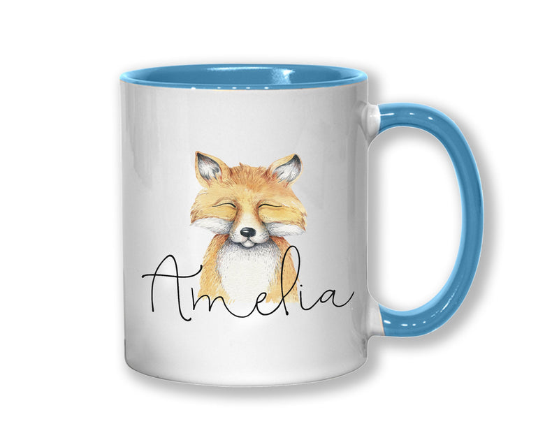 Personalised Fox Coffee Mug MGZ030