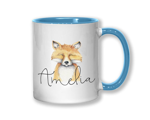 Personalised Fox Coffee Mug MGZ030