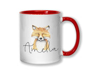 Personalised Fox Coffee Mug MGZ030