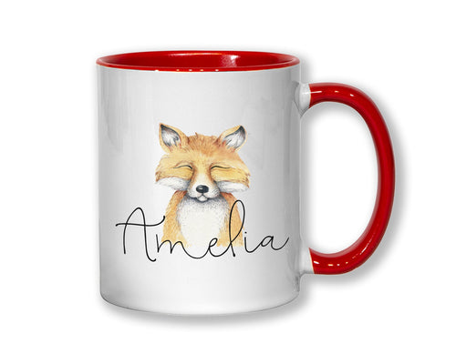 Personalised Fox Coffee Mug MGZ030