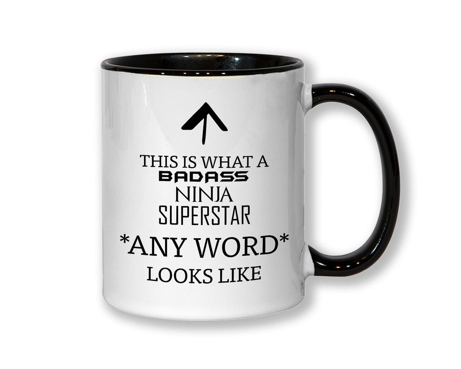 This Is What A Badass Air Stewardess Looks Like 11oz Coffee Mug Tea Gift Idea For Cabin Crew Flight Attendant Commercial Airline MG0789
