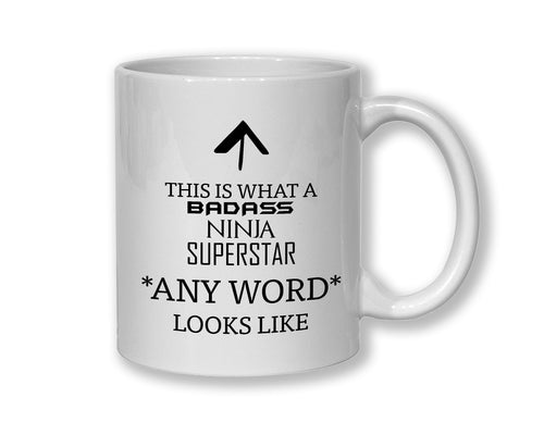 This Is What A Badass Air Stewardess Looks Like 11oz Coffee Mug Tea Gift Idea For Cabin Crew Flight Attendant Commercial Airline MG0789
