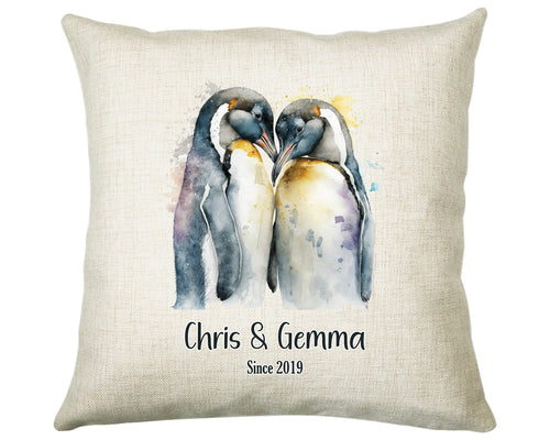 Personalised Valentines Day Penguins Cushion Gift - You Are My Penguin Cushion Throw Pillow Gift For Him Her Boyfriend Girlfriend Gift CS517