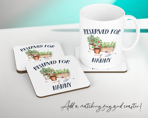 Personalised Gardener Reserved For Cushion Gift Printed Name Design Cushion Throw Pillow Gift For Him Her Christmas Gift CS350