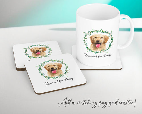 Personalised Golden Retriever Cushion Gift Reserved For Dog Mum Dad Pet Animal Design Cushion Throw Pillow Gift Christmas Decor Gift CS022