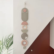Bright Wall Hangings - Geometric Artwork - Colourful Home Decor - Fun Home Decor - Slim Wall Art - Long Wall Hanging - Fun Wall Art