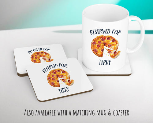 Personalised Pizza Reserved For Cushion Gift Printed Name Design Cushion Throw Pillow Gift For Him Her Christmas Gift CS364