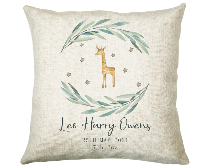 Personalised Baby Cushion New Baby Gift Printed Name Design - Pillow Gift For Girls Boys Nursery Bedroom Decor Gift CS234