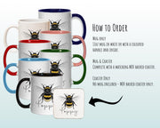 Personalised Bumble Bee Coffee Mug MGZ038