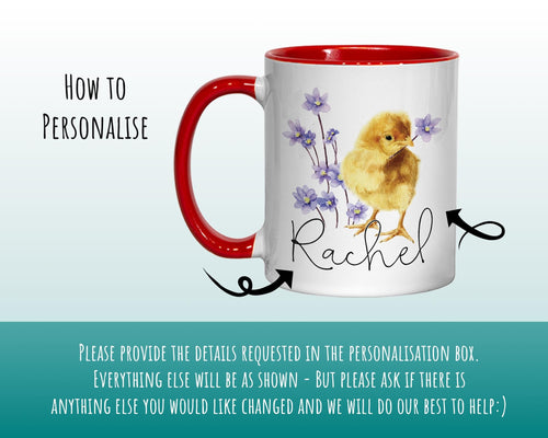 Personalised Baby Chick Coffee Mug MGZ147
