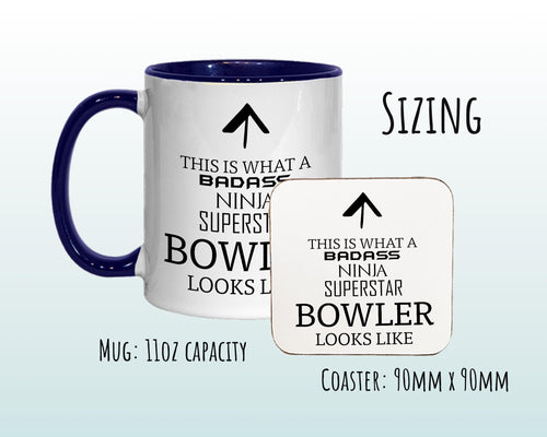 This Is What A Badass Bowler Looks Like 11oz Coffee Mug Tea Gift Idea For Ten Pin Bowling Team Player Club Member French Bowls MG0731