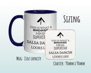 This Is What A Badass Salsa Dancer Looks Like 11oz Coffee Mug Tea Gift Idea For Dance Instructor Partners Coach Dancing Couple MG0765