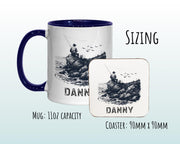 Personalised Fishing Gift Mug - Ceramic Coffee Tea Hot Chocolate Mug Fishing Gift for Fishing Lovers - Secret Santa Gift Idea for Him MG0846